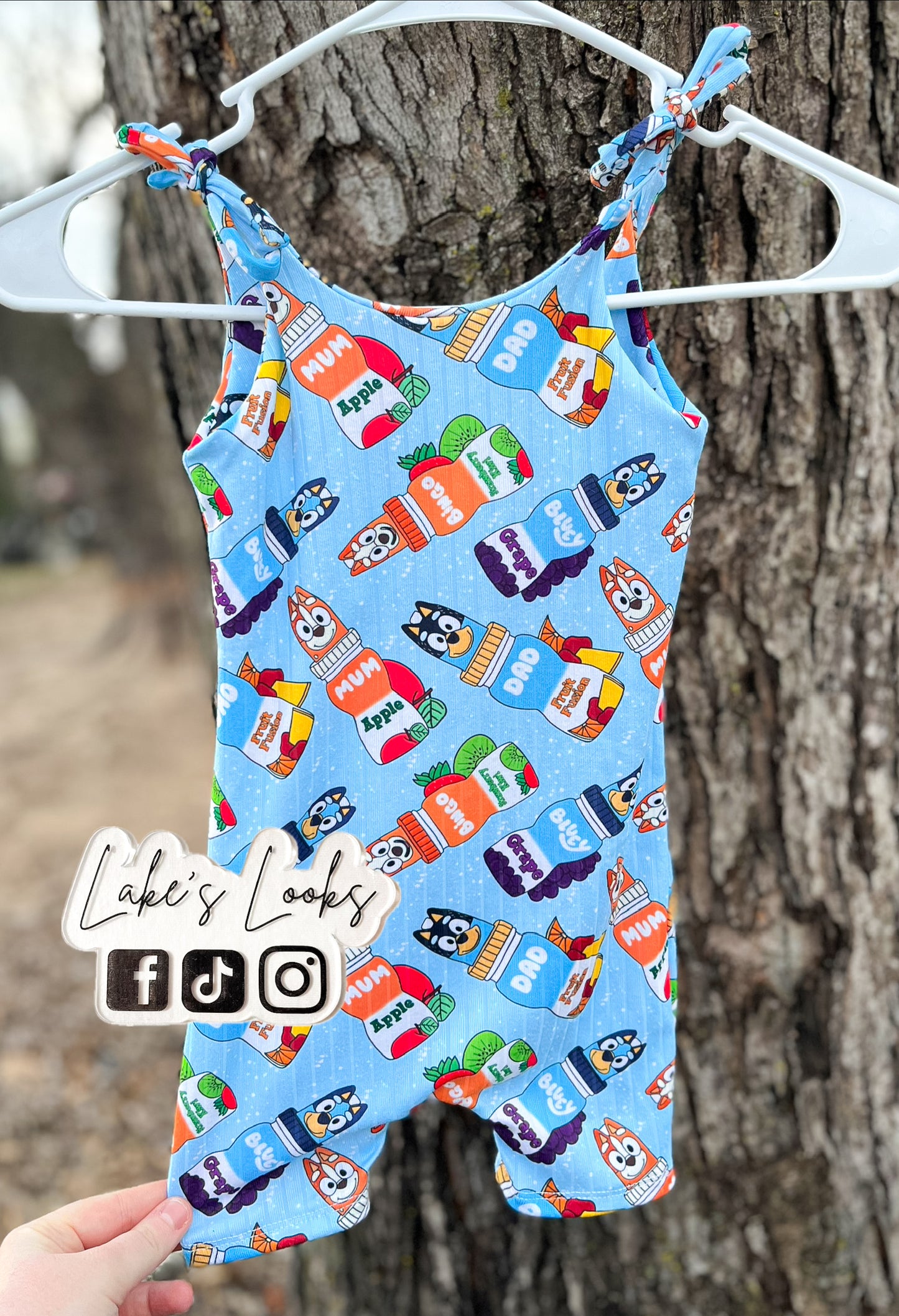 RTS (2T) Heeler G2G Tie Strap Ollie Romper