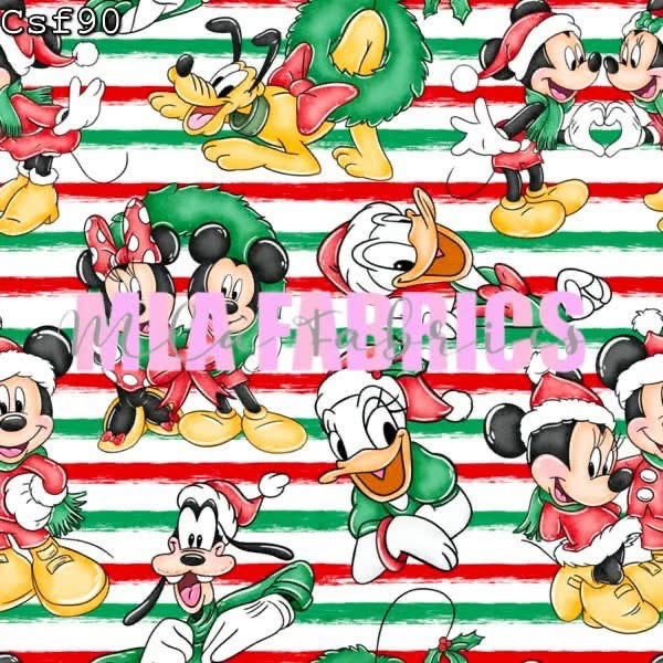 Striped Christmas Mice