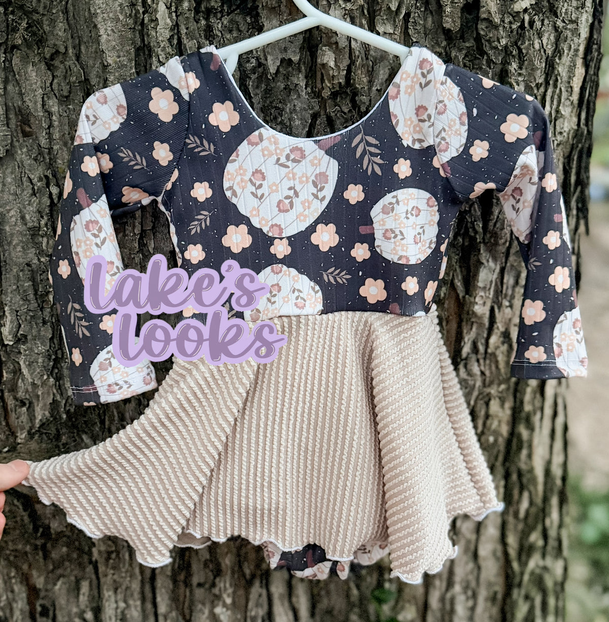 RTS (9/12) Cream Pumpkin Bishop Sleeve Brielle