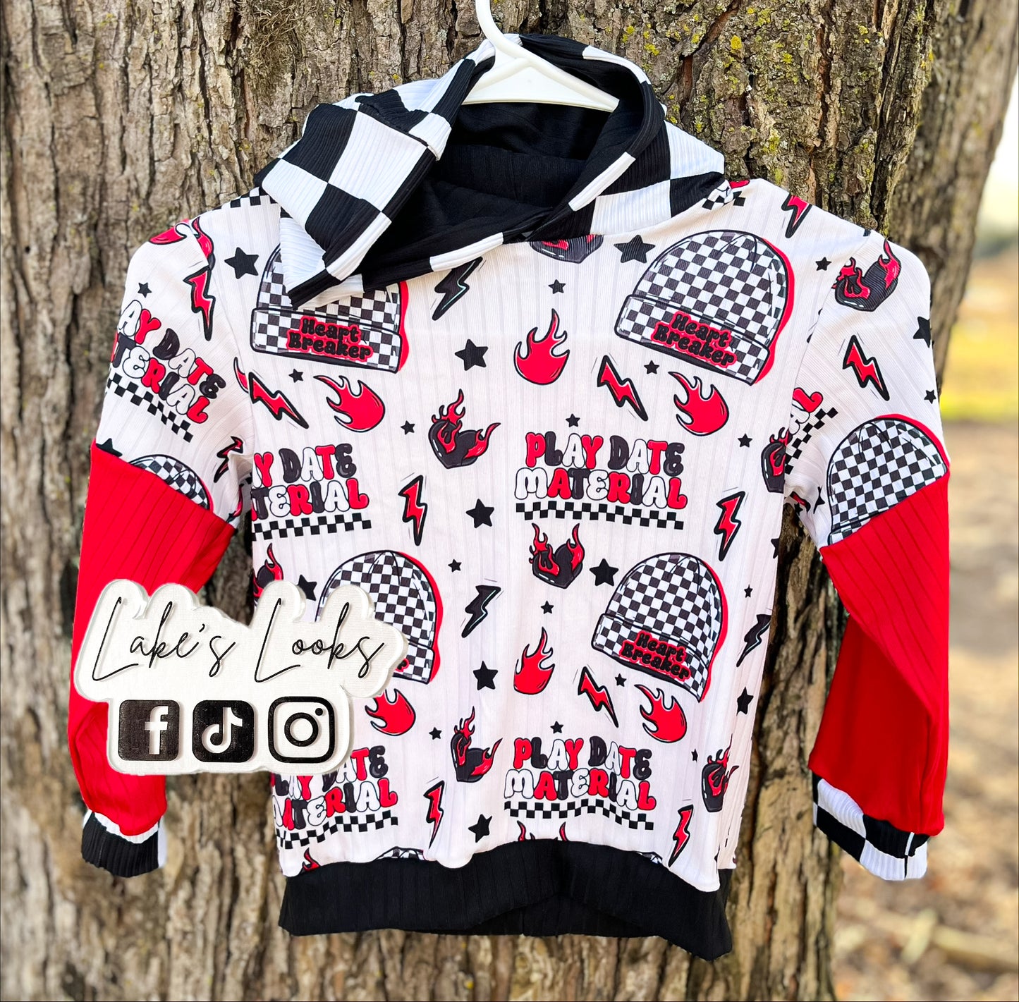 RTS (3T) Playdate Material Hoodie