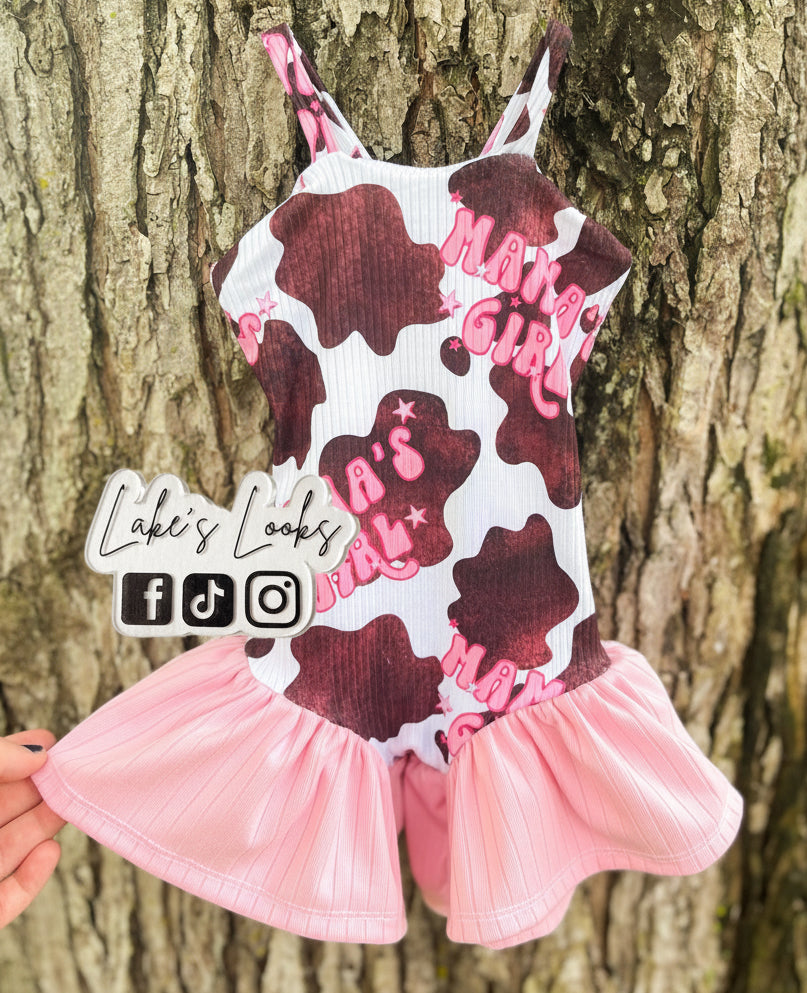 RTS (6/9) Mama's Girl Cow Print Emilia Leo