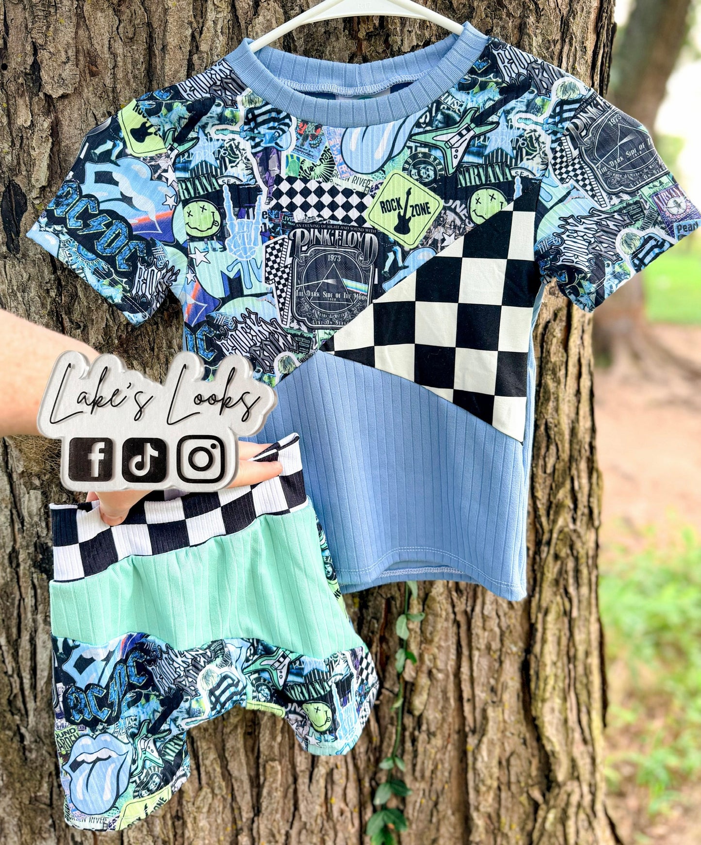 RTS (2T) Blue Bands Color Block Set