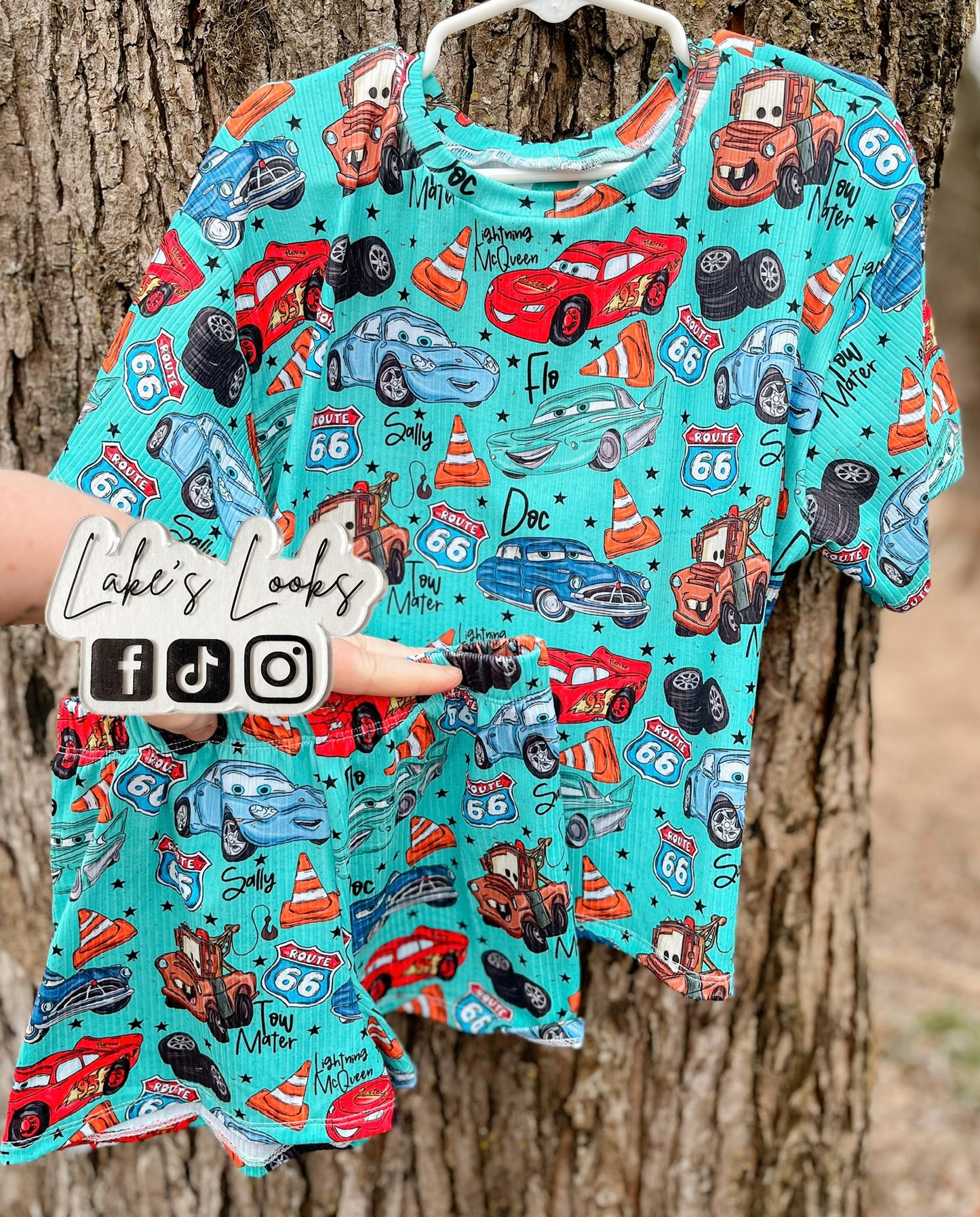 RTS (4T) Teal Cars Comfy Set