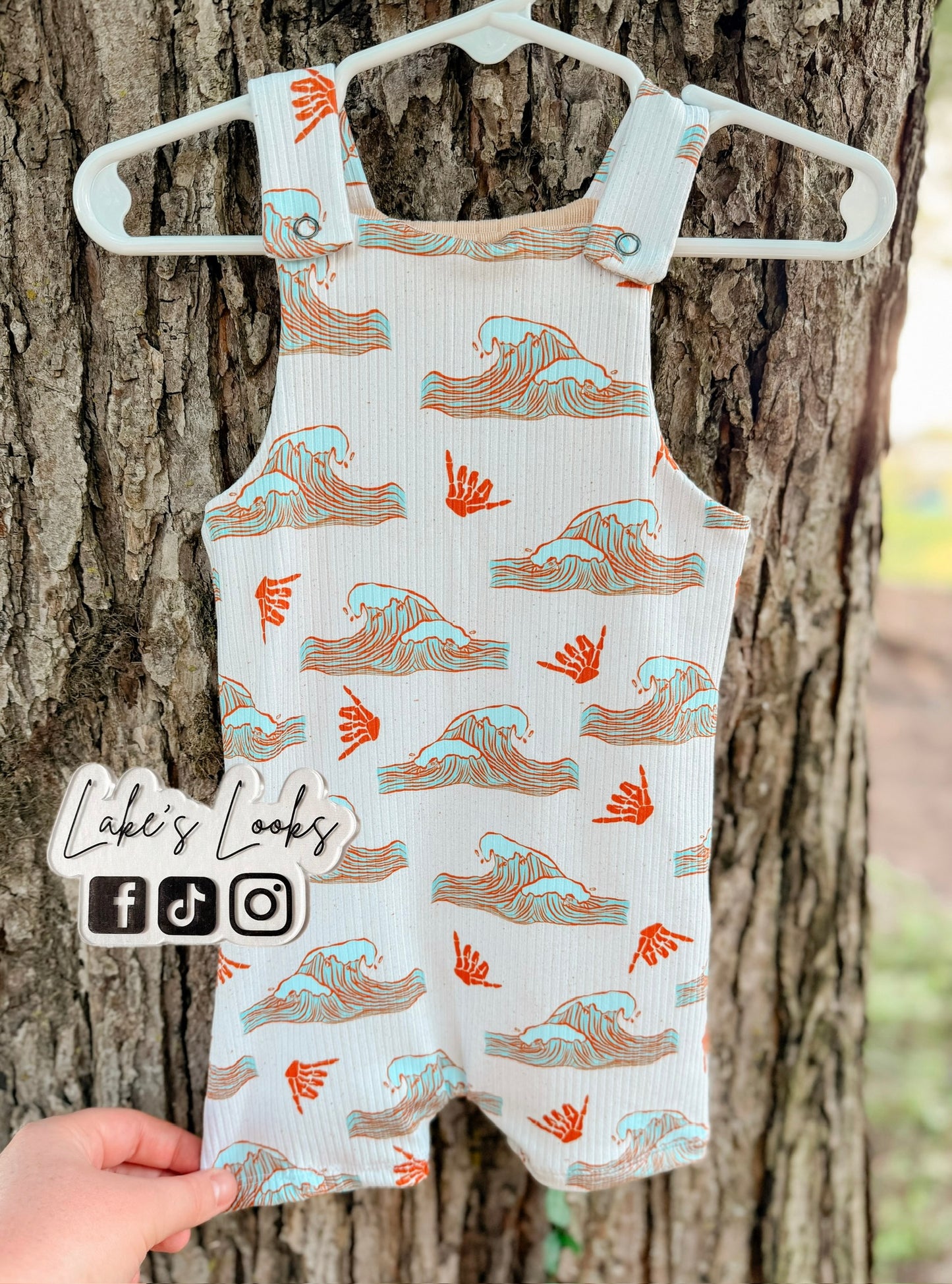 RTS (9/12) Beach Shortie Overalls
