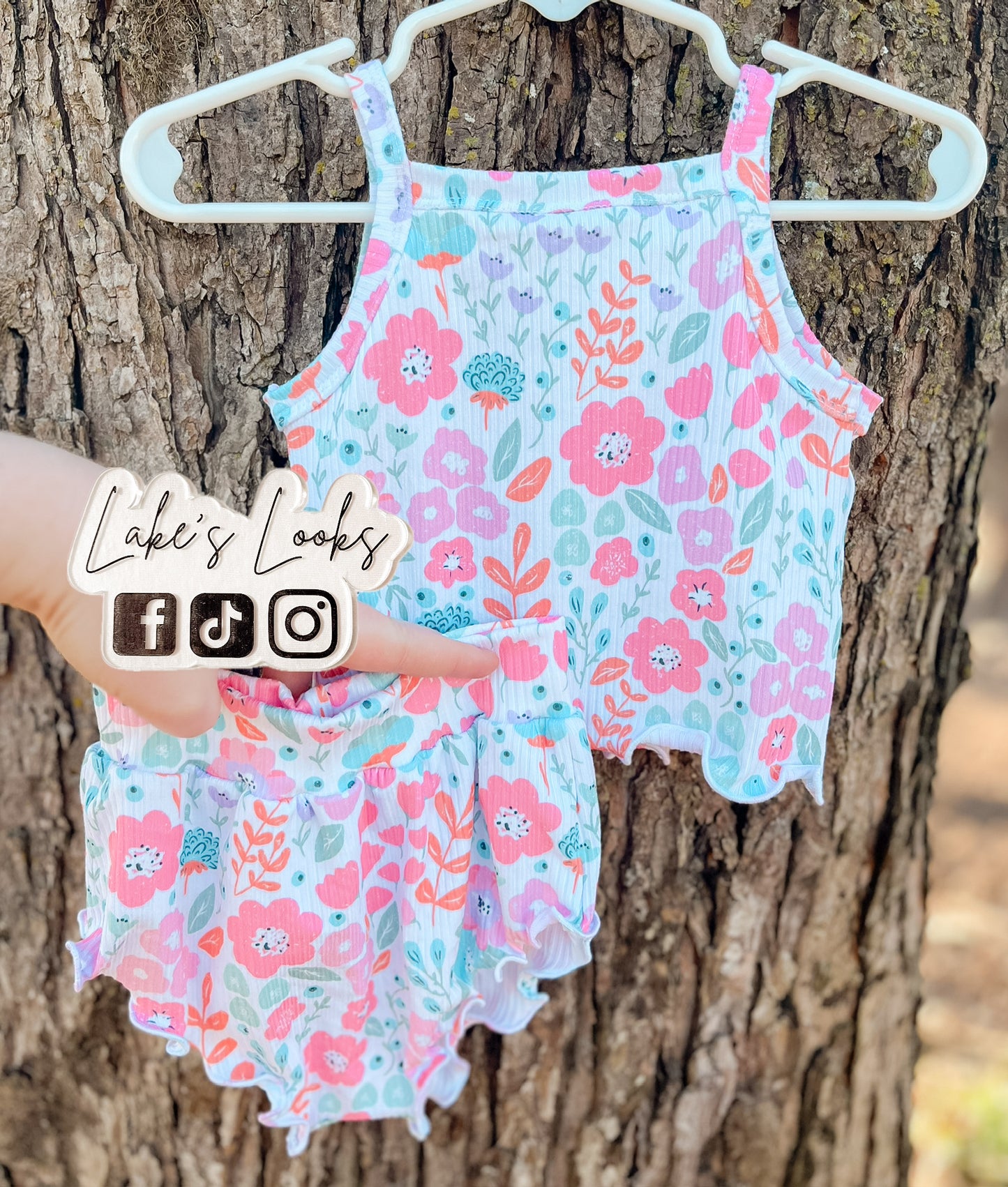 RTS (6/9) Pastel Floral Summer Sleep Set