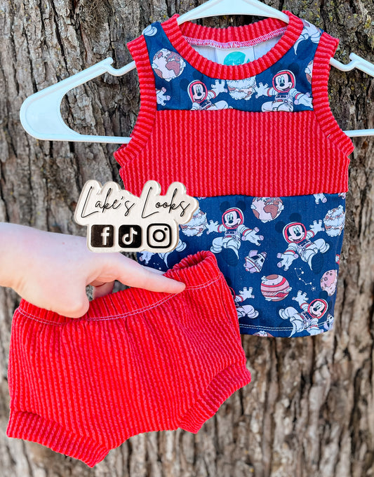 RTS (6/9) Astronaut Mouse Summer Set