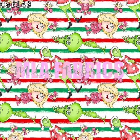 Striped Green Guy