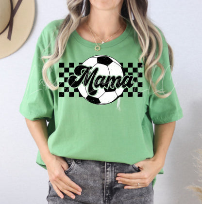 Checkered Soccer Mama