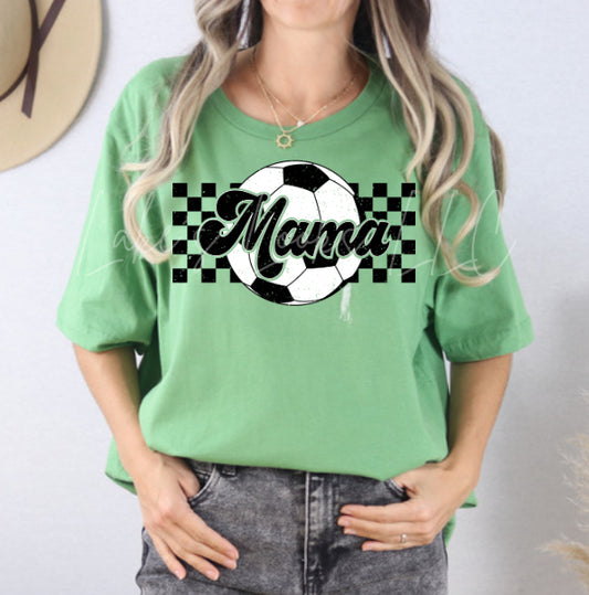 Checkered Soccer Mama