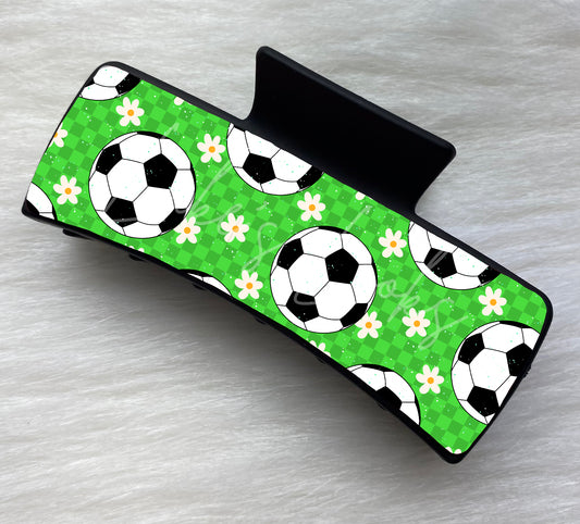 Soccer Claw Clip