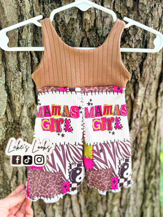 RTS (3/6) Mama's Girl Shortie Petal Romper