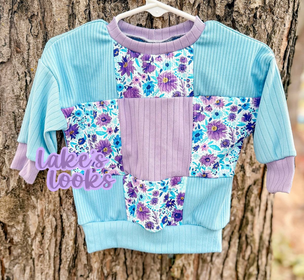 RTS (3/6) Floral Patchwork Sweater