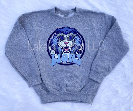 Preppy Lion Mascot