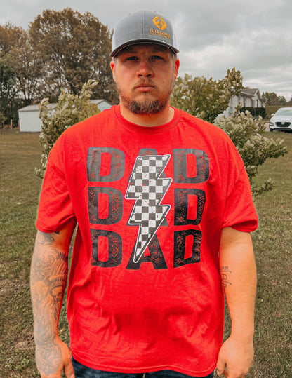 Checkered Bolt Dad