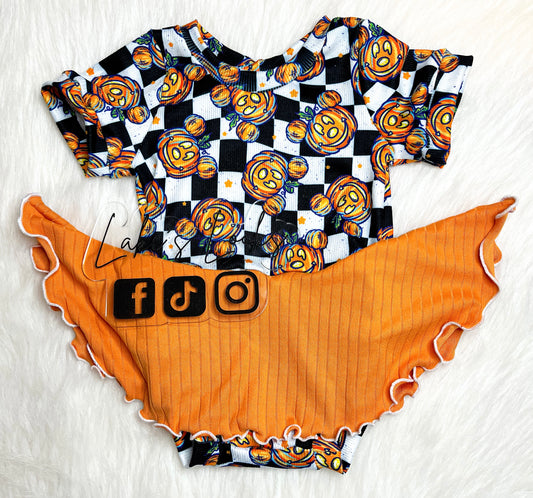 Checkered Pumpkin Mouse