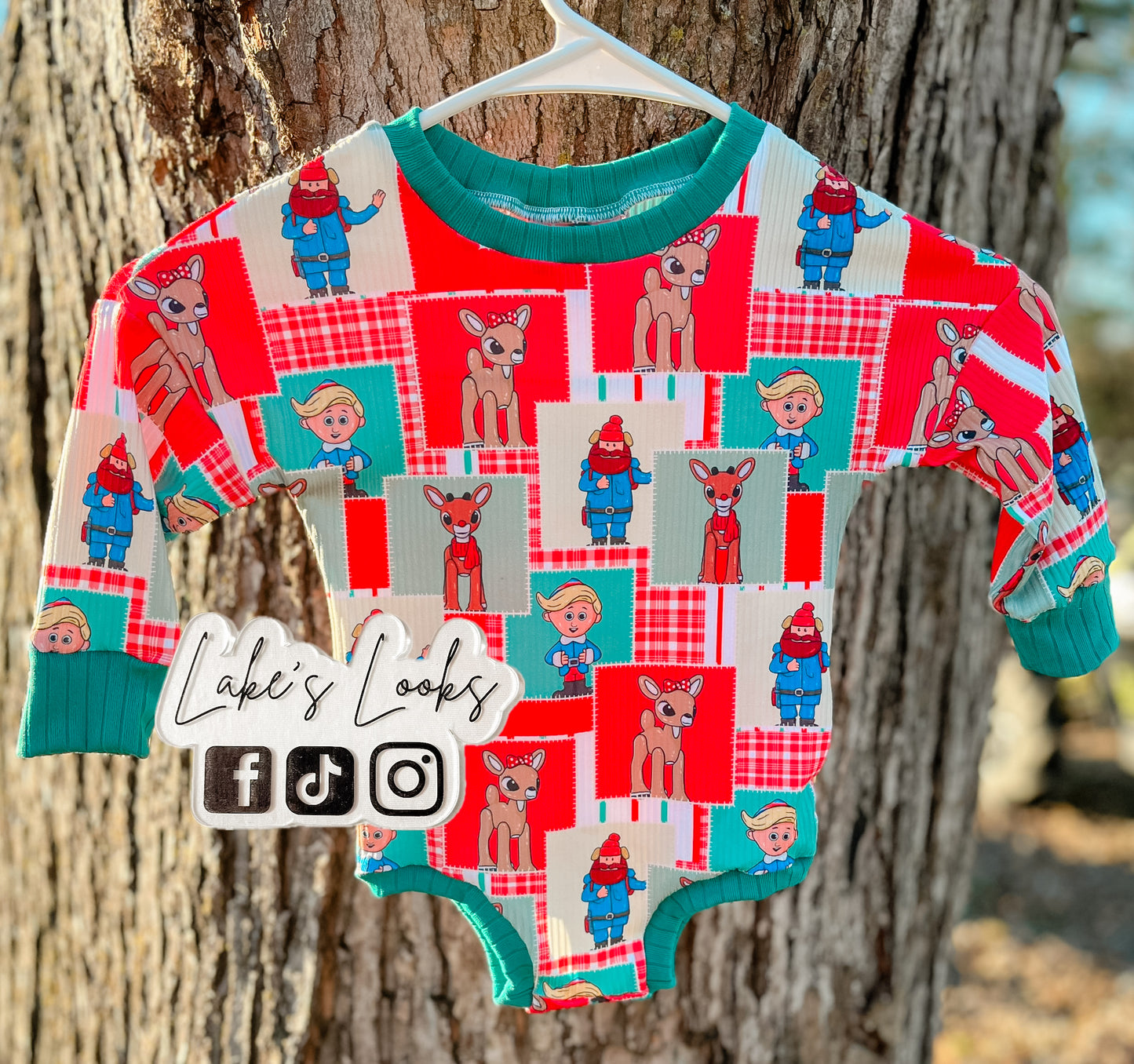 RTS (6/9) Reindeer Cozy Romper