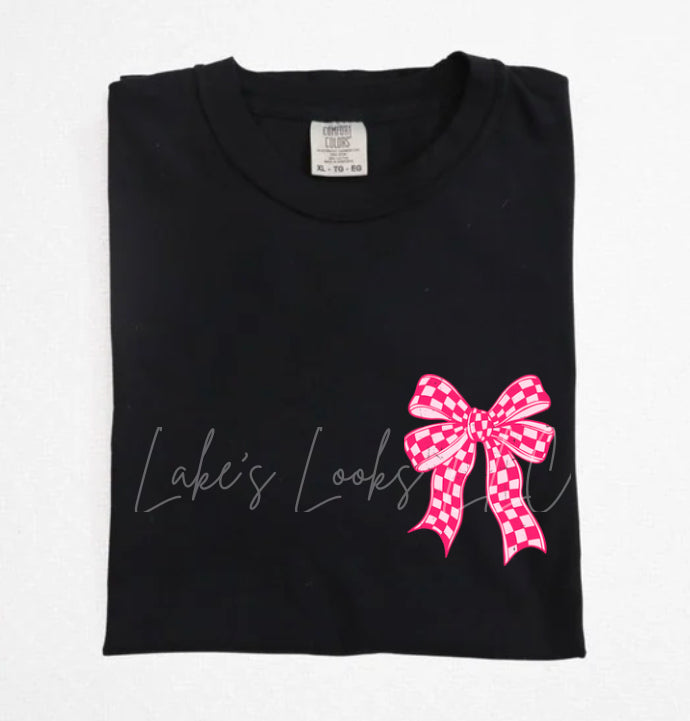 Pink Checkered Coquette Mama