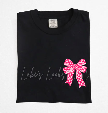 Pink Checkered Coquette Mama