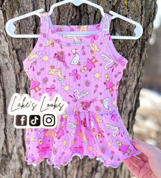 RTS (12/18) Silly Goose Cami Peplum