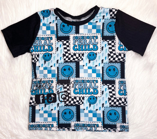 Someone's Feral Child (Pink & Blue)