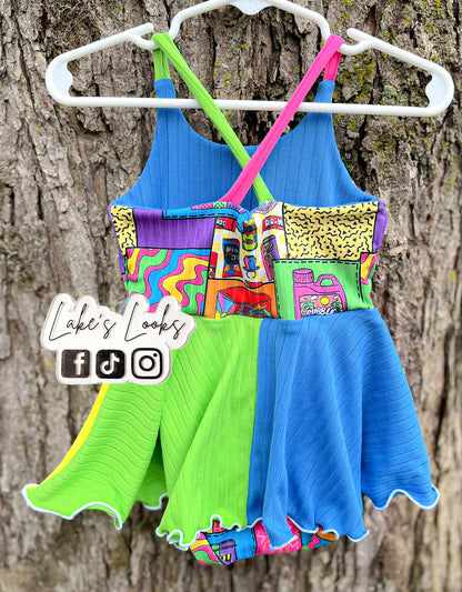 RTS (12/18) Neon Retro Cross Back Brielle