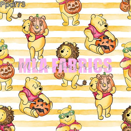 Yellow Bear Halloween