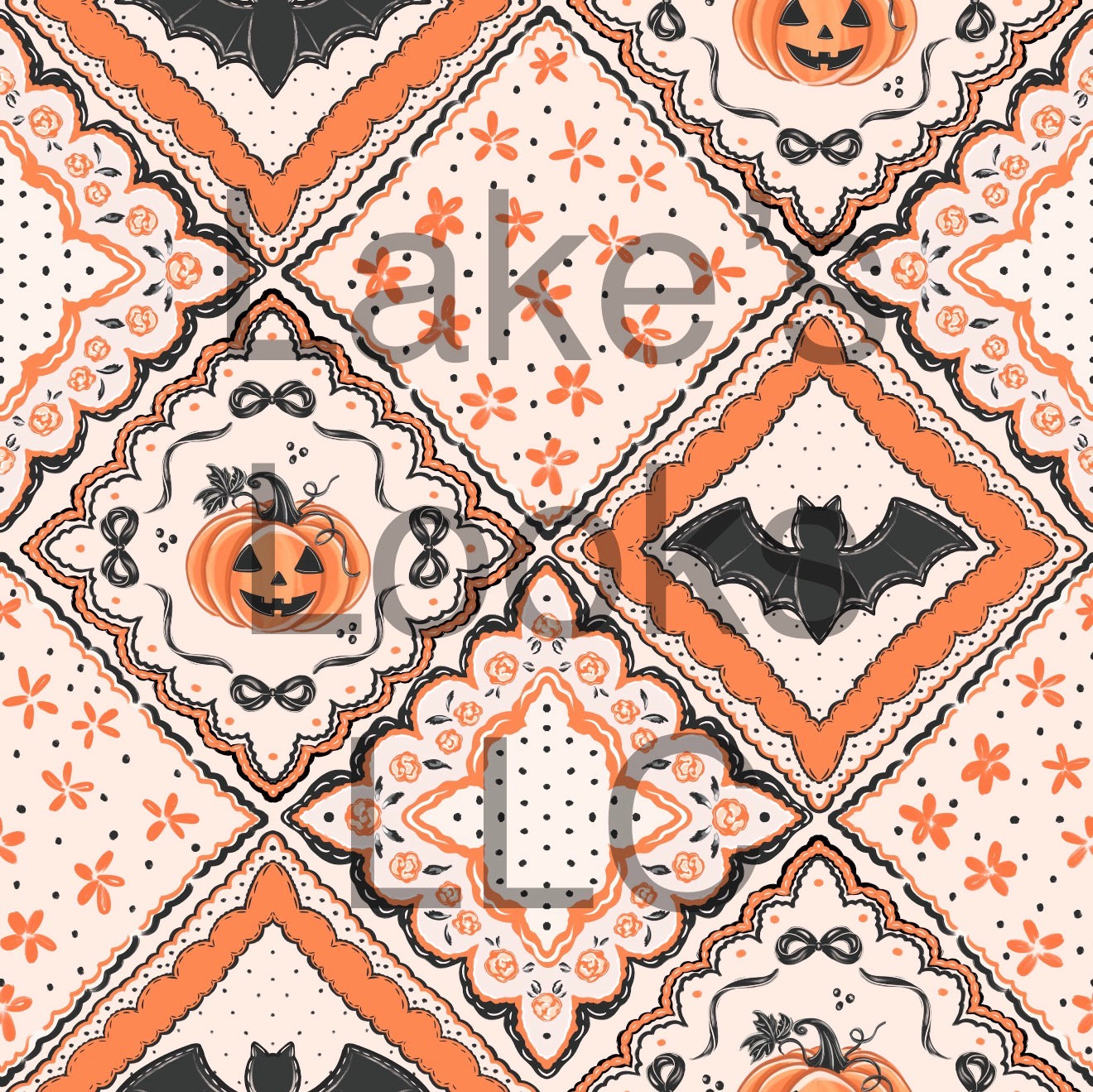 Halloween Quilt Patch