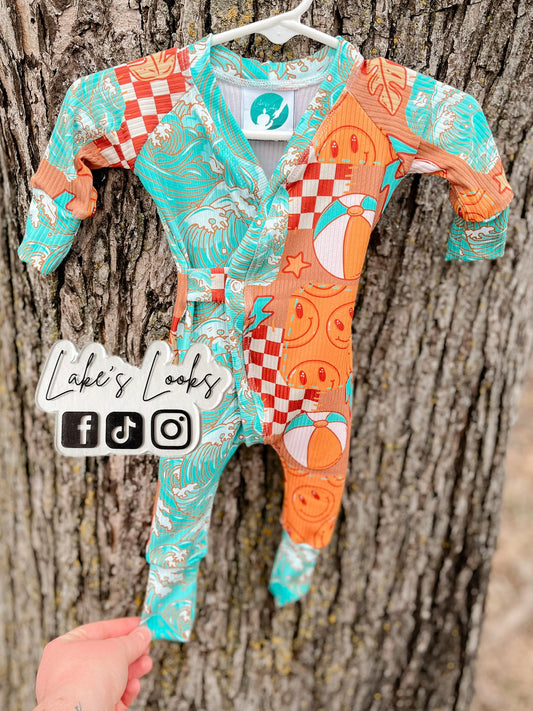 RTS (NB) Boy Ocean Vibes River Romper