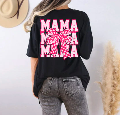 Pink Checkered Coquette Mama