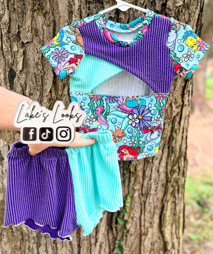 RTS (3T) Mermaid Addison Top & Breezy Shorts