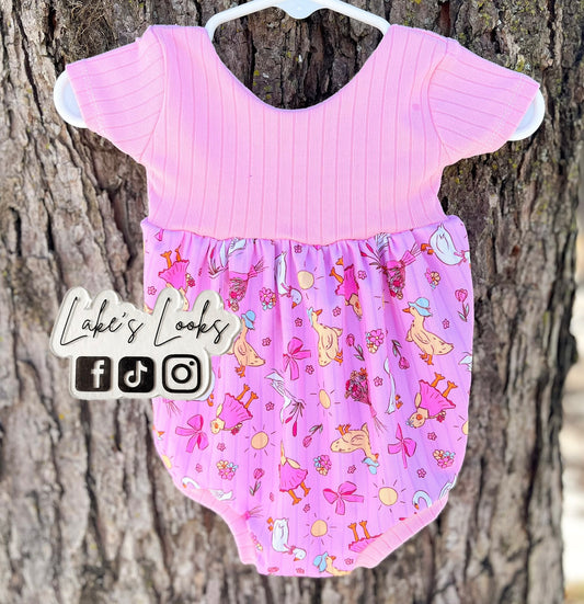 RTS (0/3) Silly Goose Bubble Romper