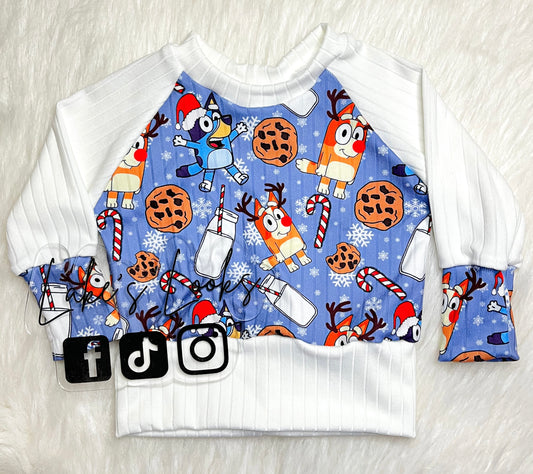 RTS (0/3) Heeler Christmas Raglan