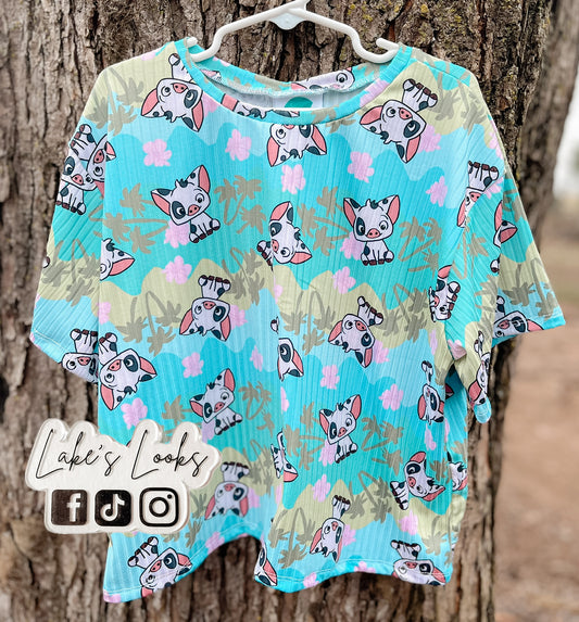 RTS (5T) Ocean Pig Boxy Tee