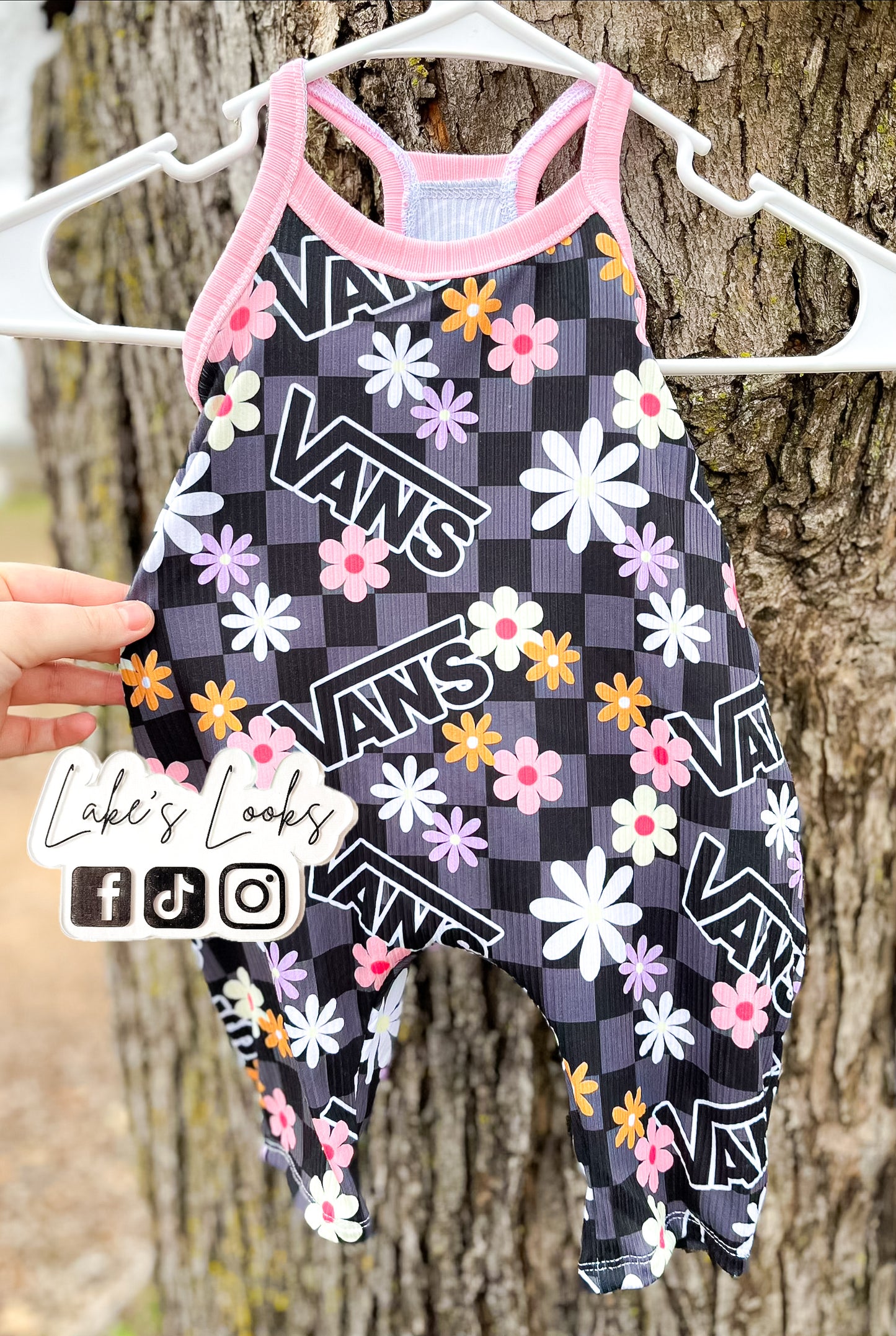 RTS (3/6) Pink Floral Shoe Terran