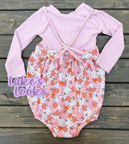 RTS (18/24) Pink Pumpkins Isla Crop & Clover Bubble