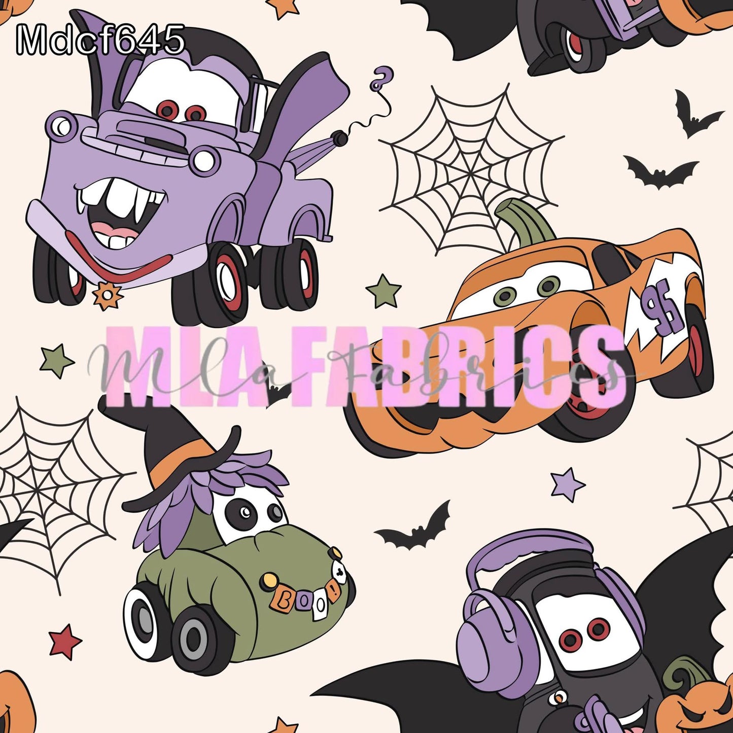 Cars Halloween w/ Coord Checks
