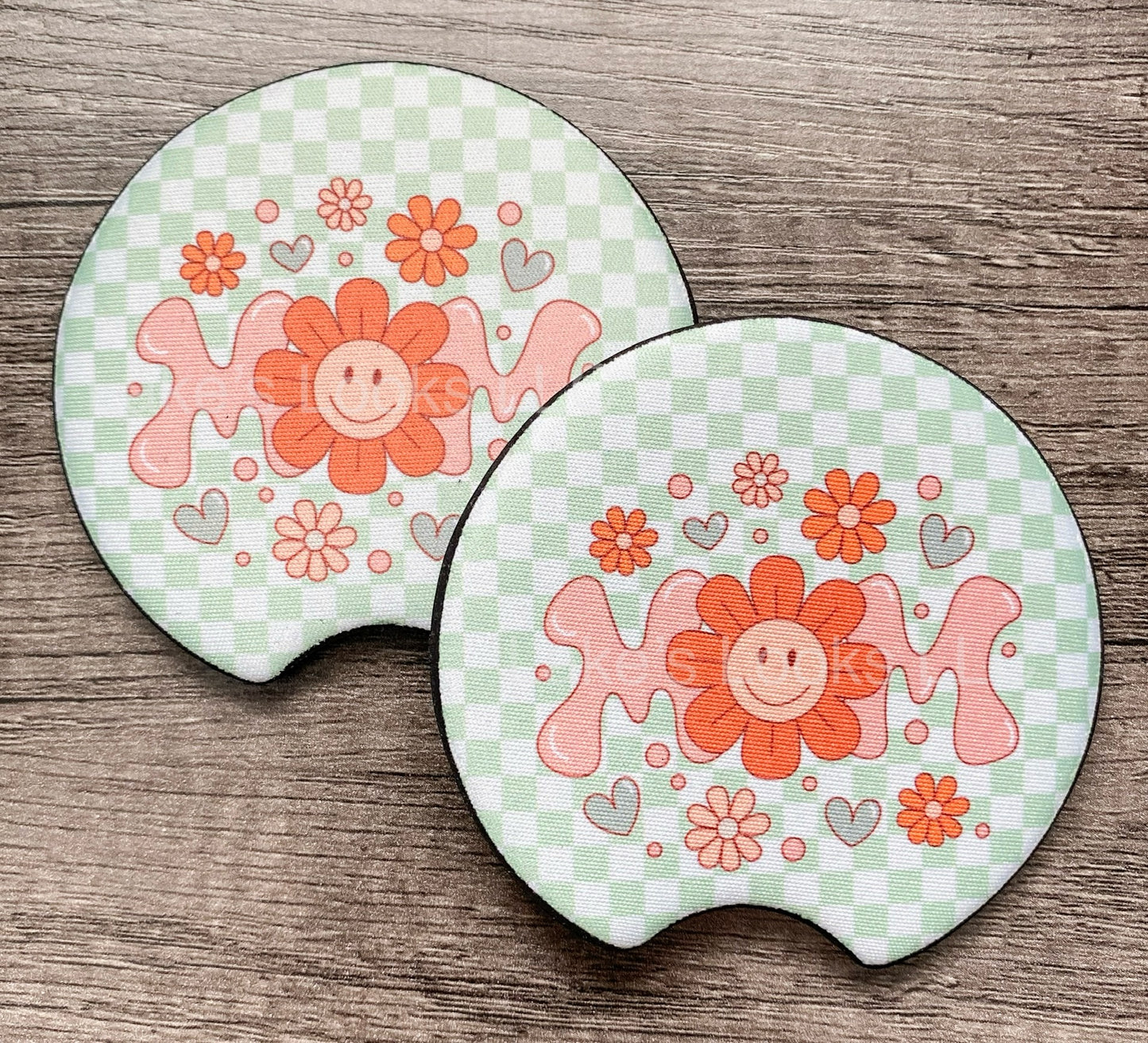 Spring Mom Car Coasters