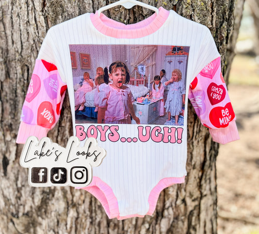 RTS (3/6) Boys Ugh Cozy Romper