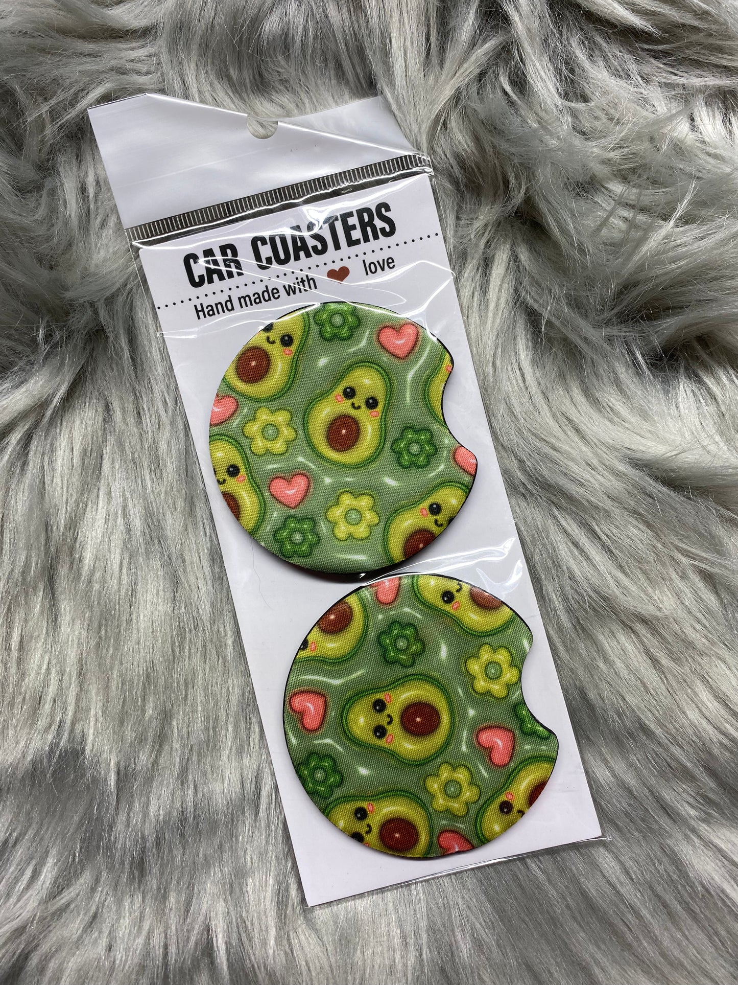 Avocados Car Coaster