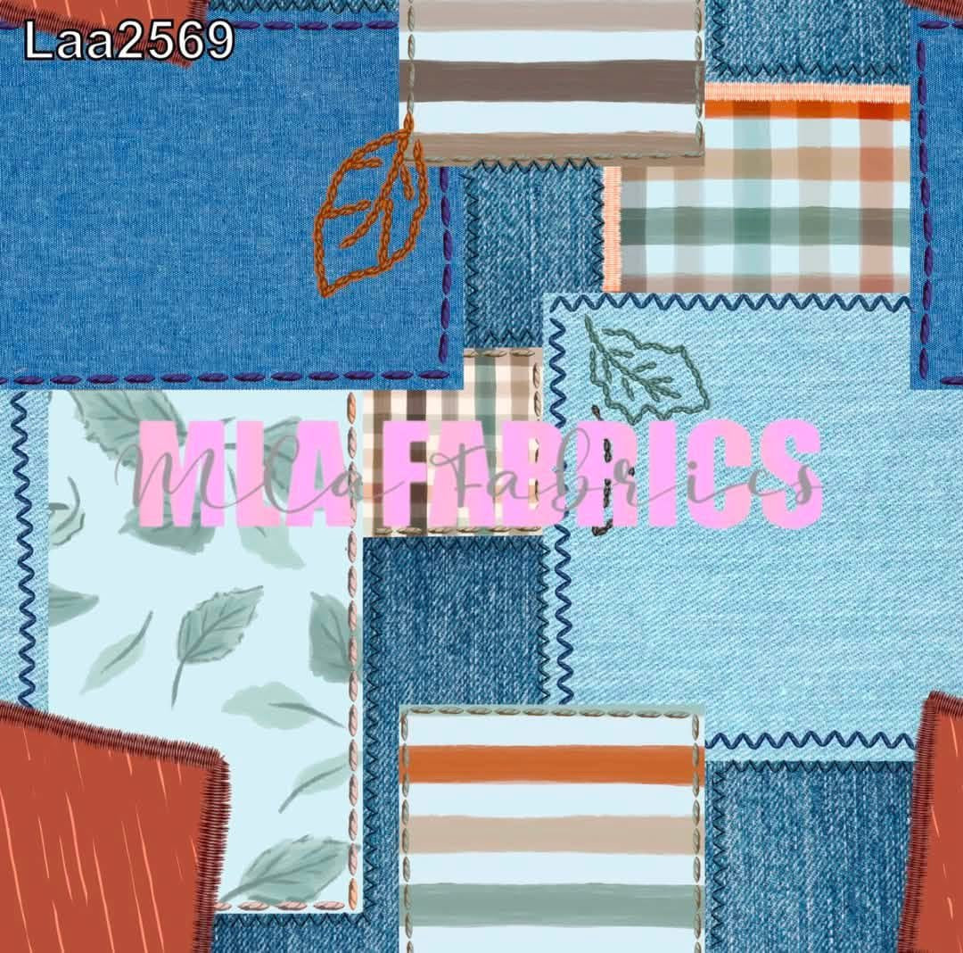 Jeans Fall Patchwork