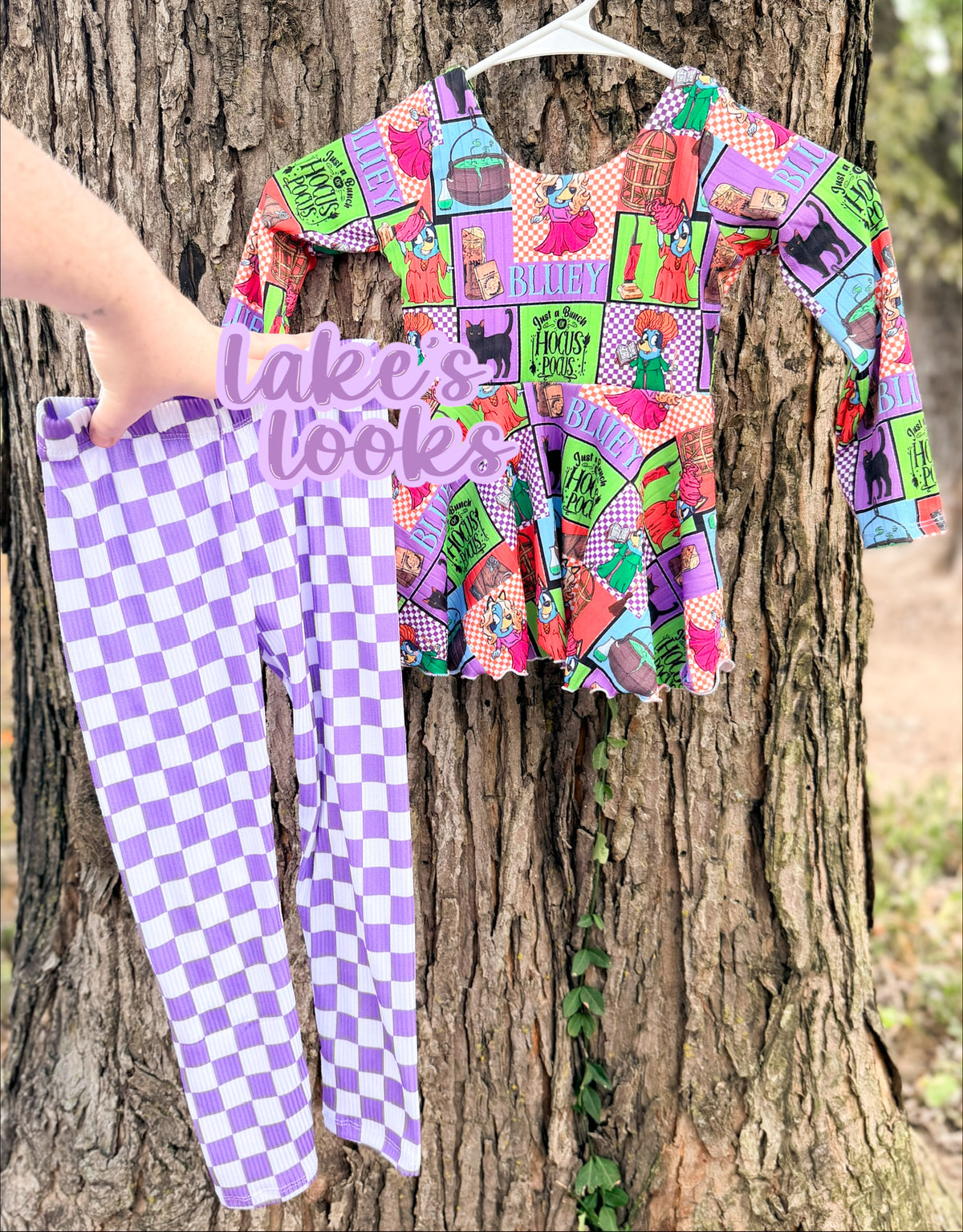 RTS (3T) Heeler HP Peplum & Leggings