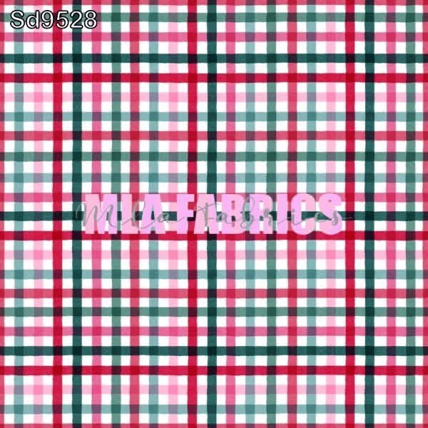 Pink & Green Gingham