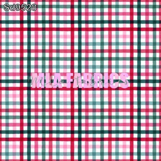 Pink & Green Gingham