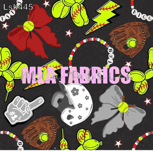 Softball Balloon Dogs