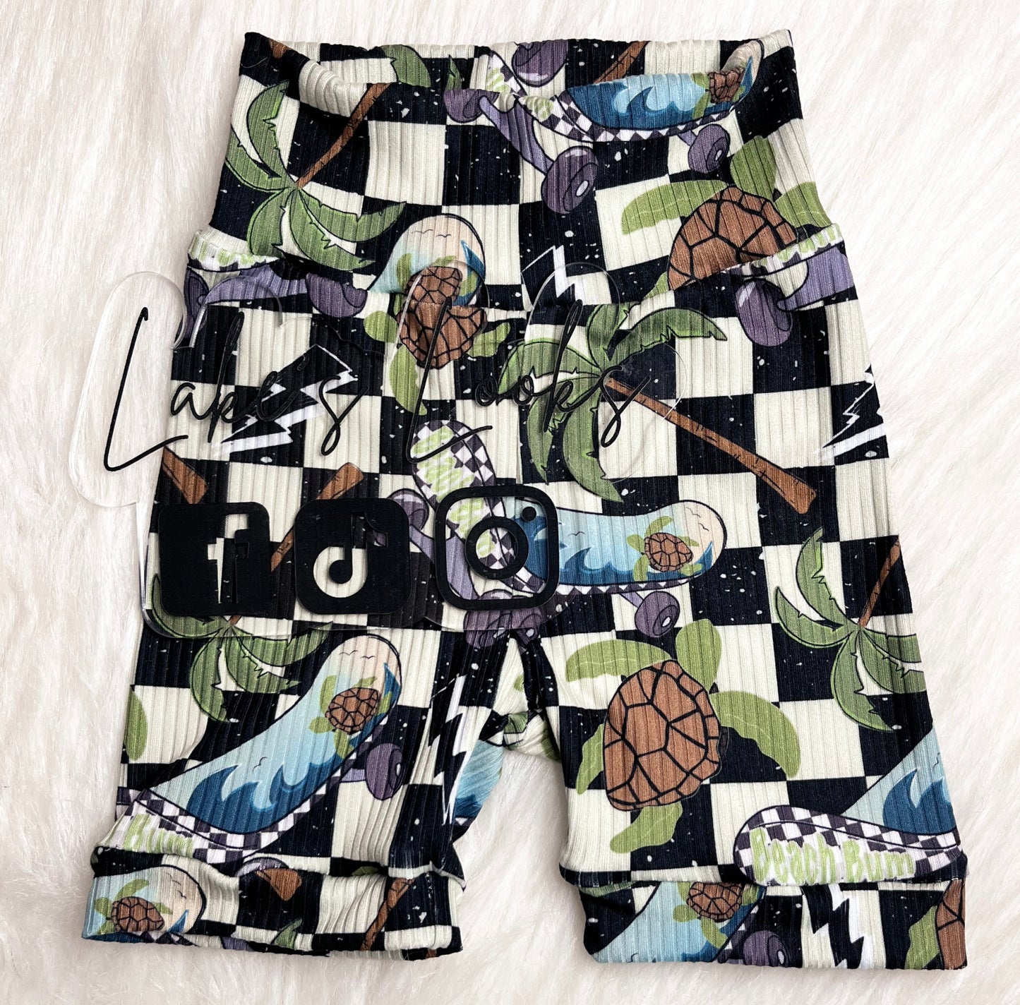 RTS (18/24) Turtle Beach Bum Biker Shorts