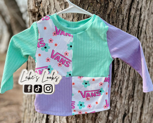 RTS (9/12) Purple Floral Shoe Maddox