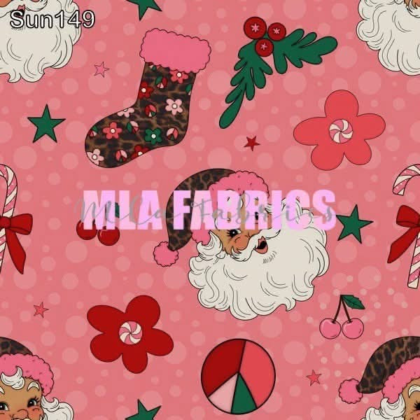 Pink Boujee Santa