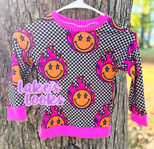 RTS (2T/3T) Smiley Crewneck