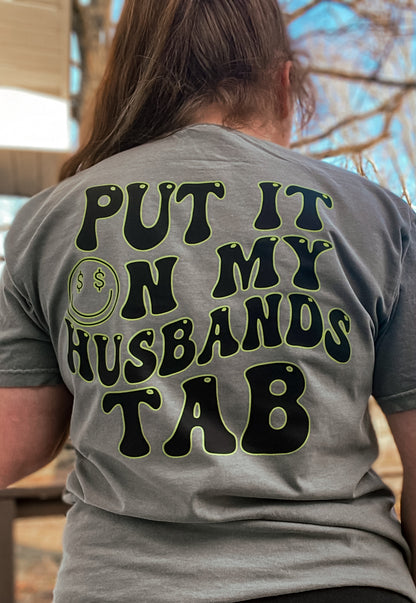 Put It On My Husband's Tab