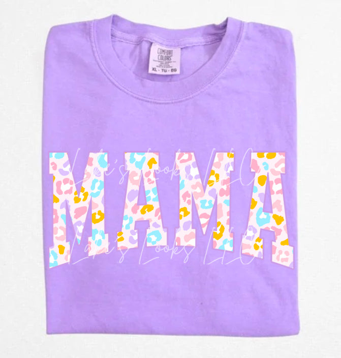 Colorful Leopard Mama